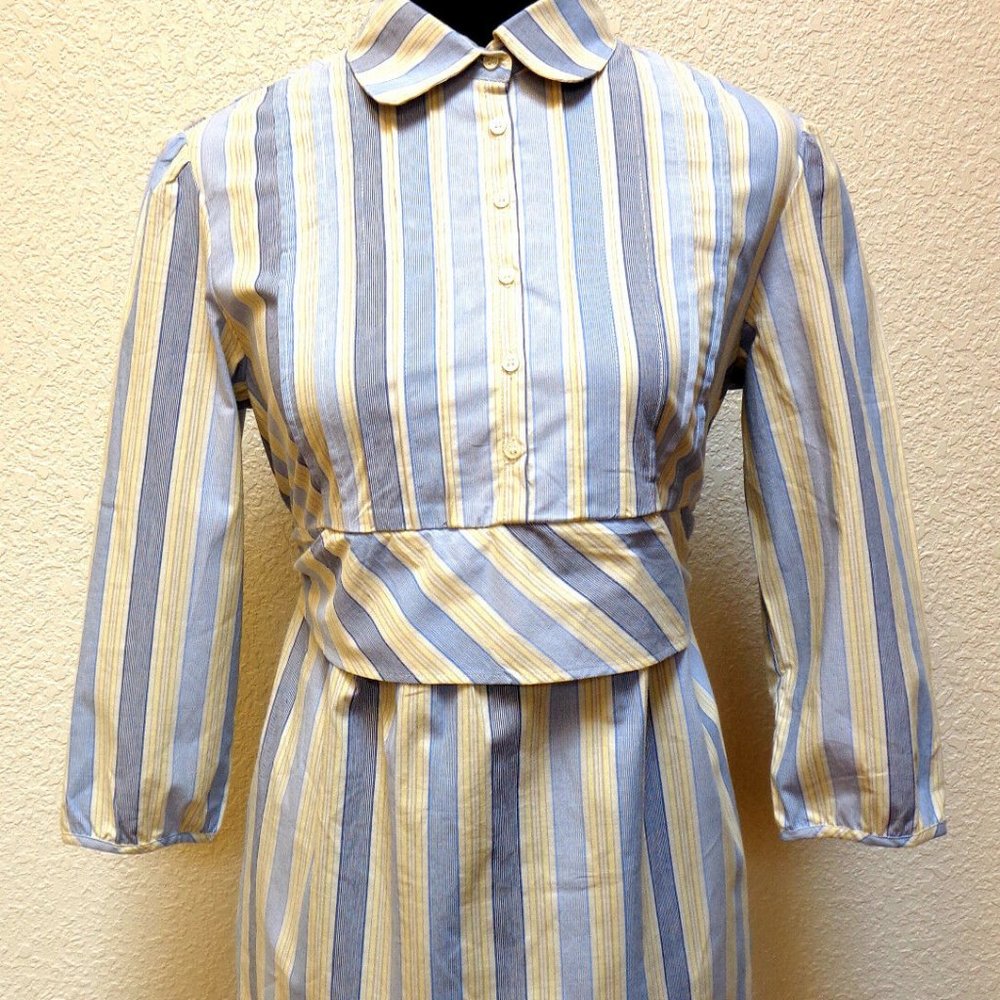 MATERNITY STRIPED SHIRT SMALL NWT